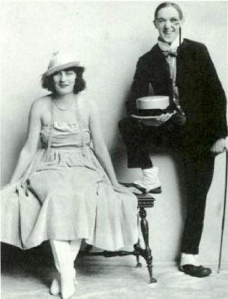 STAN and MAE LAUREL 1919 by A.J Marriot