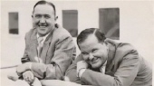 LAUREL and HARDY Southampton BRITISH TOURS 1932 by A.J Marriot.