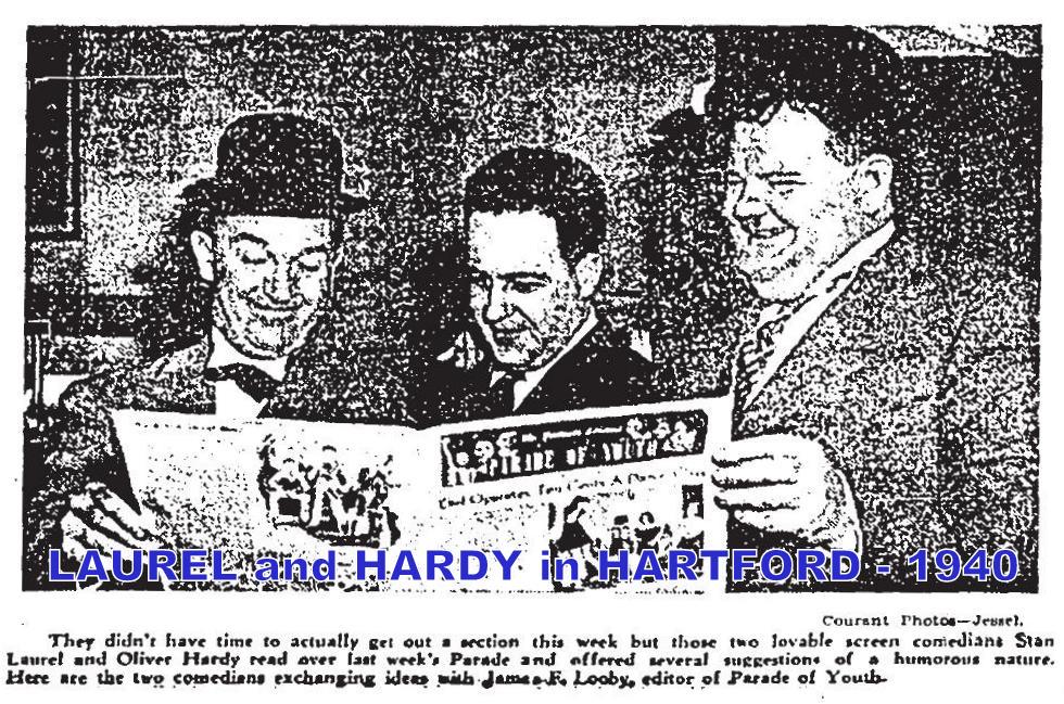 LAUREL and HARDY in HARTFORD by A.J Marriot.