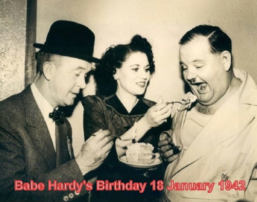 Laurel and Hardy Books BABE HARDY BIRTHDAY 1942