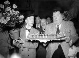 LAUREL and HARDY Books in Paris FRANCE 1951