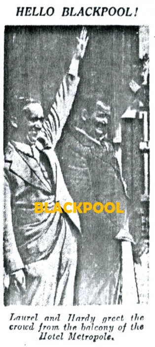 Laurel and Hardy Metropole Hotel Blackpool 1932