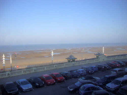 BLACKPOOL NORTH BEACH FROM METROPOLE 2013.